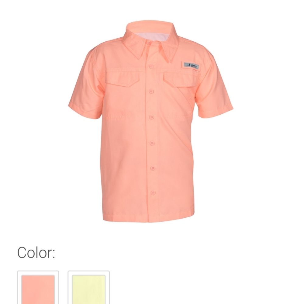 Boys Short Sleeve River (fishing) shirt